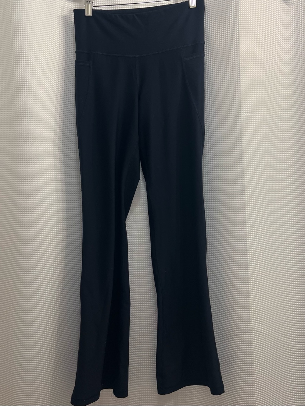 Dark blue Women's High-Waist Flared Active Pants w pockets